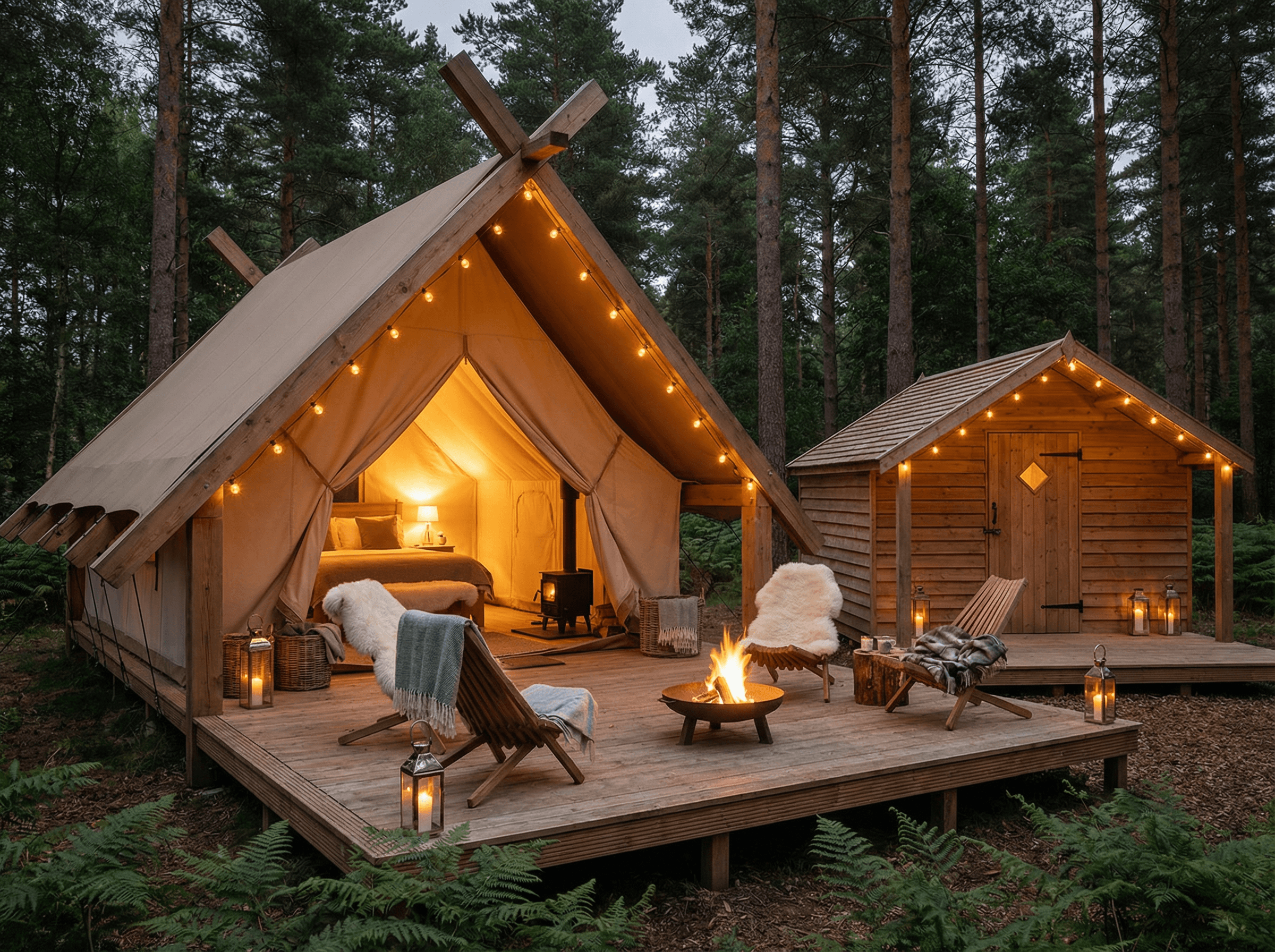 Overnatning & camping